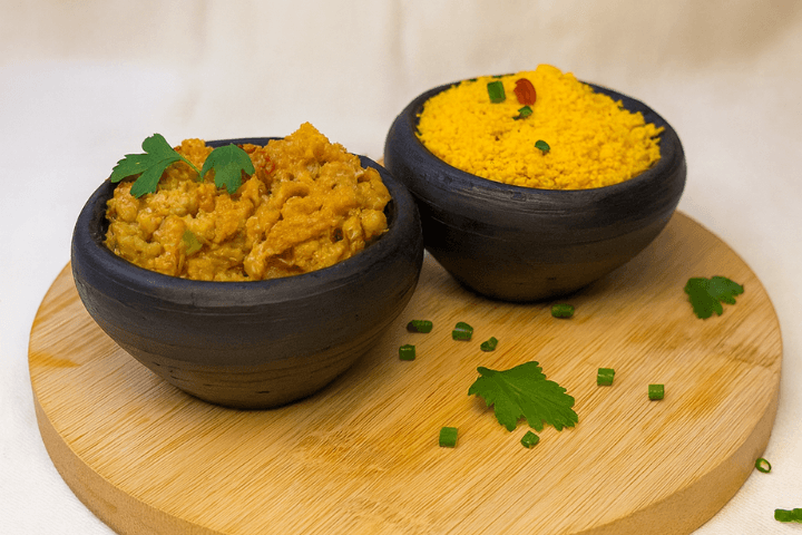 Casquinha de siri gratinada com farofa de dendê no Dos Baianos Delivery em São José do Rio Preto